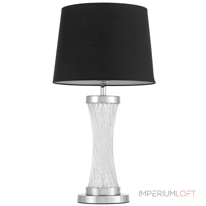 Настольная лампа Lumina Deco Villanova LDT 302 CHR+BK