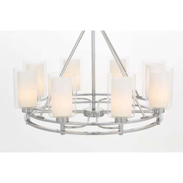Подвесной светильник Lumina Deco Marietta LDP 8025-8 CHR+WT от ImperiumLoft