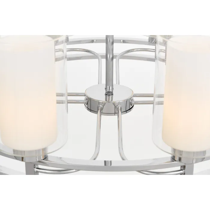 Подвесной светильник Lumina Deco Marietta LDP 8025-8 CHR+WT от ImperiumLoft