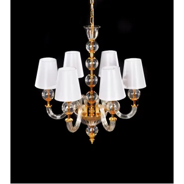 Хрустальная подвесная люстра Lumina Deco STEFANEA LDP 5012-6 WT