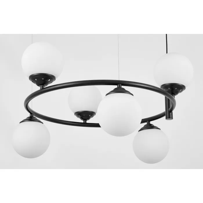 Подвесной светильник Lumina Deco Fino TP 2003-6-RD BK от ImperiumLoft