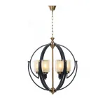 Подвесная люстра Lumina Deco Bergen LDP 1232-6 BK+MD от ImperiumLoft