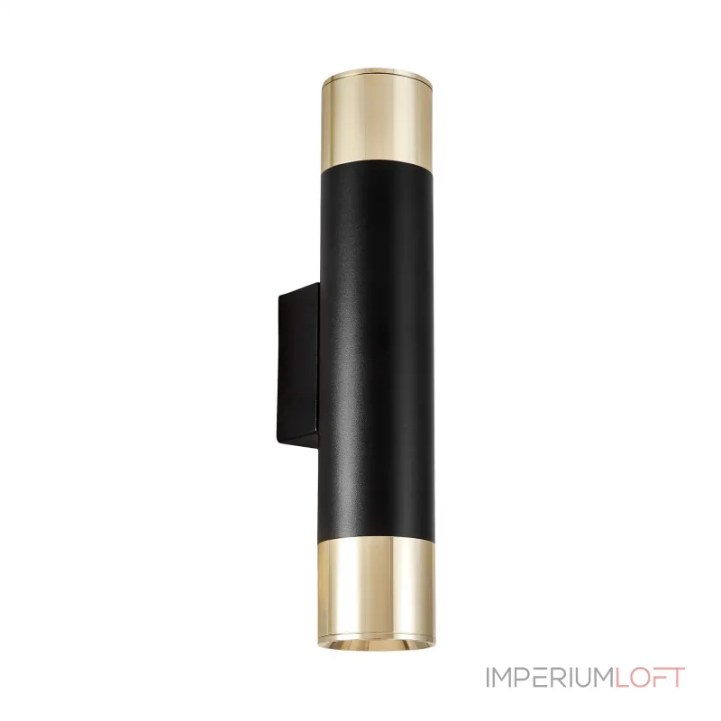 Бра Lumina Deco Tuba LDW 1101-2 BK+GD