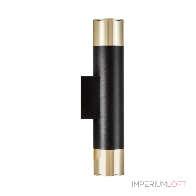 Бра Lumina Deco Tuba LDW 1101-2 BK+GD