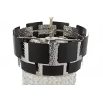 Подвесная люстра Lumina Deco Kruvia LDP 7045-400 BK+CHR