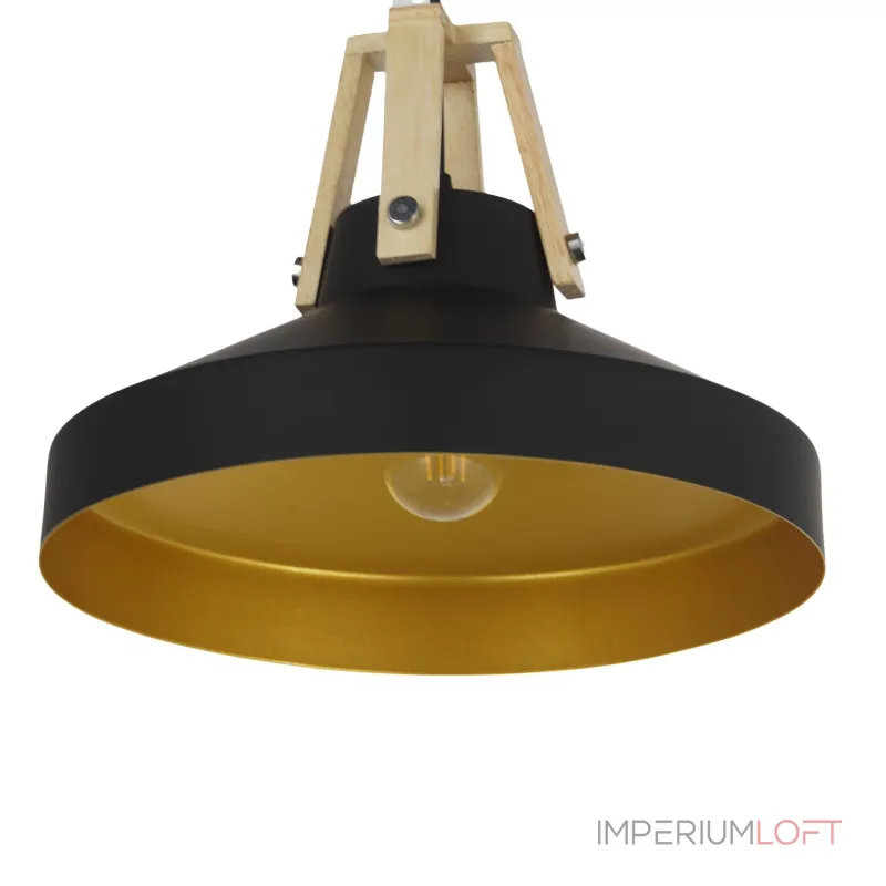 Подвесной светильник Lumina Deco Voli LDP 8037-350 BK+GD