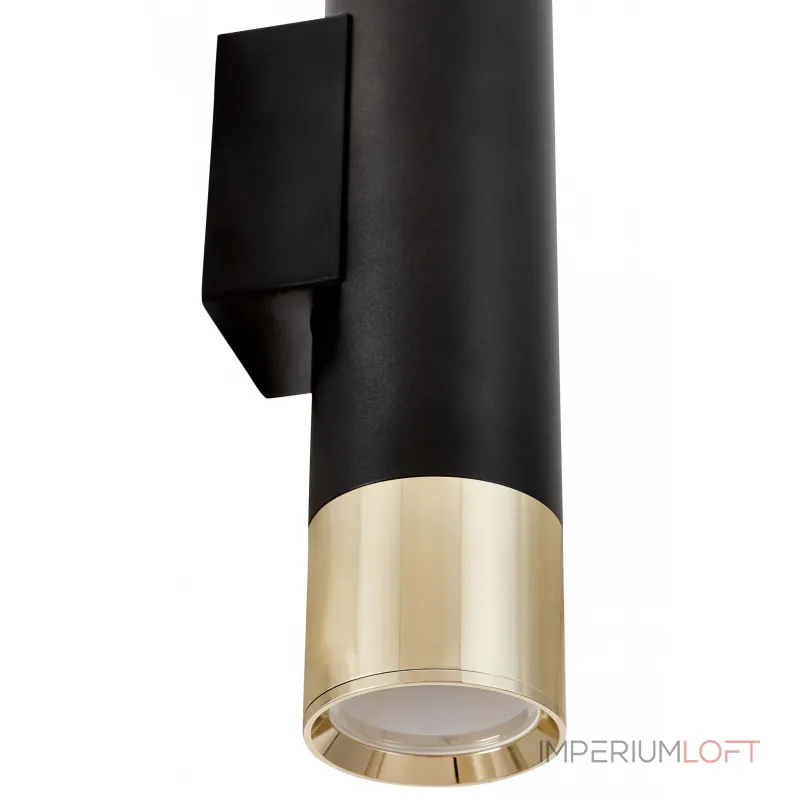 Бра Lumina Deco Tuba LDW 1101-2 BK+GD