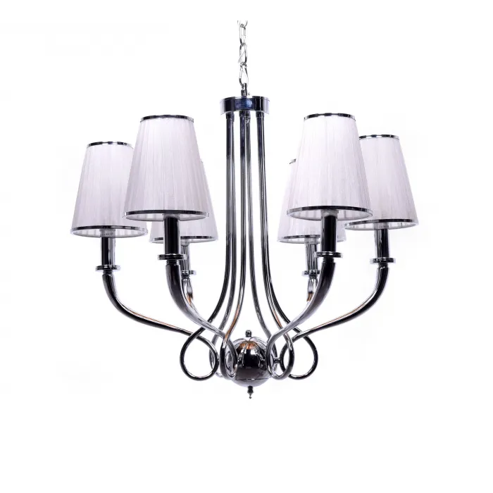 Хрустальная подвесная люстра Lumina Deco Lorinta LDP 7008-6 WT от ImperiumLoft