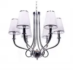 Хрустальная подвесная люстра Lumina Deco Lorinta LDP 7008-6 WT от ImperiumLoft