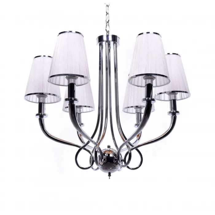 Хрустальная подвесная люстра Lumina Deco Lorinta LDP 7008-6 WT от ImperiumLoft