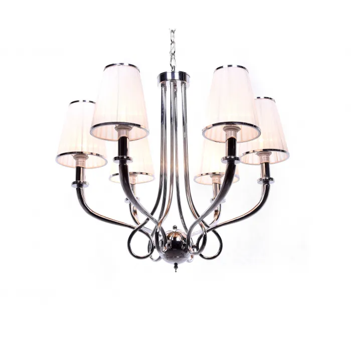 Хрустальная подвесная люстра Lumina Deco Lorinta LDP 7008-6 WT от ImperiumLoft