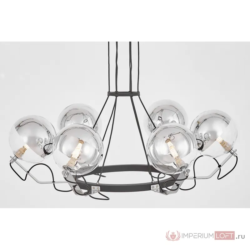 Подвесной светильник Lumina Deco LDP 9110-6 BK+CHR от ImperiumLoft