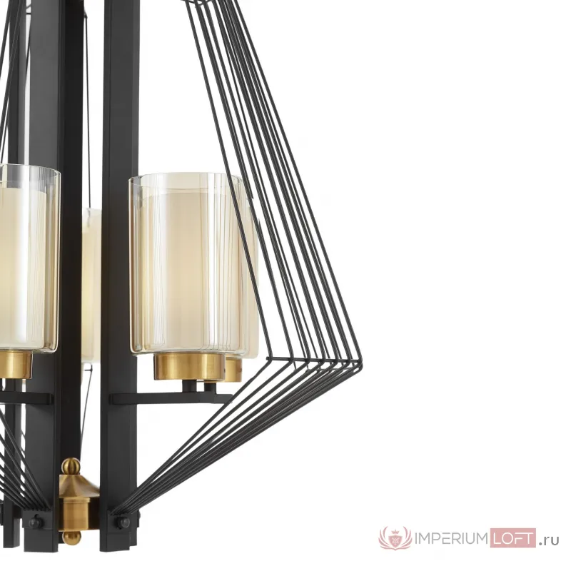 Подвесной светильник Lumina Deco Canti LDP 1244-5 BK+MD от ImperiumLoft