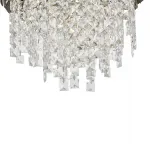 Подвесная люстра Lumina Deco Kruvia LDP 7045-400 BK+CHR