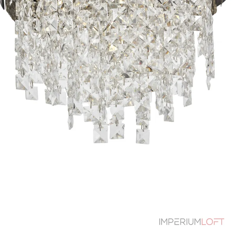 Подвесная люстра Lumina Deco Kruvia LDP 7045-400 BK+CHR Подвесная люстра Lumina Deco Kruvia LDP 7045-400 BK+CHR