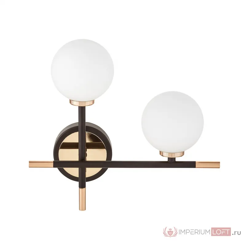 Бра Lumina Deco Marsiada LDW 6033N-2 RT BK+FGD от ImperiumLoft
