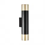 Бра Lumina Deco Tuba LDW 1101-2 BK+GD от ImperiumLoft