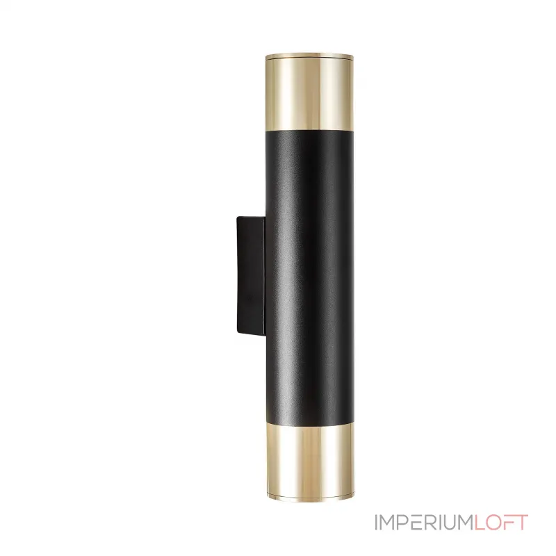 Бра Lumina Deco Tuba LDW 1101-2 BK+GD