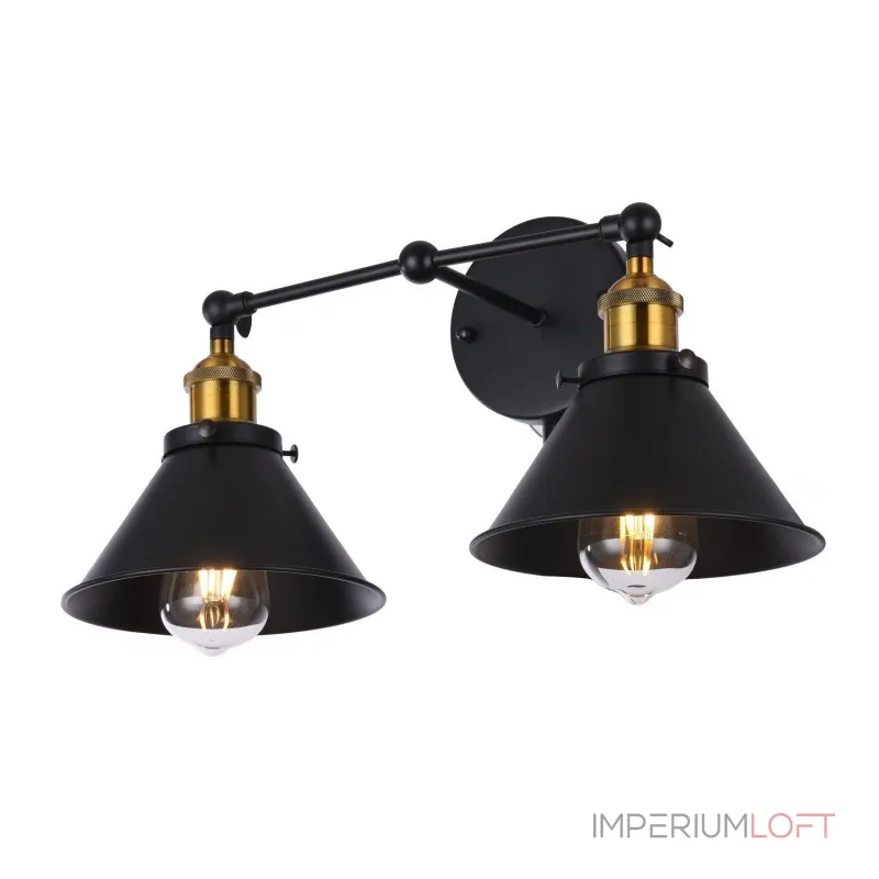 Бра Lumina Deco Gubi LDW B018-2 BK от ImperiumLoft Бра Lumina Deco Gubi LDW B018-2 BK от ImperiumLoft