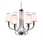 Хрустальная подвесная люстра Lumina Deco Lorinta LDP 7008-6 WT от ImperiumLoft
