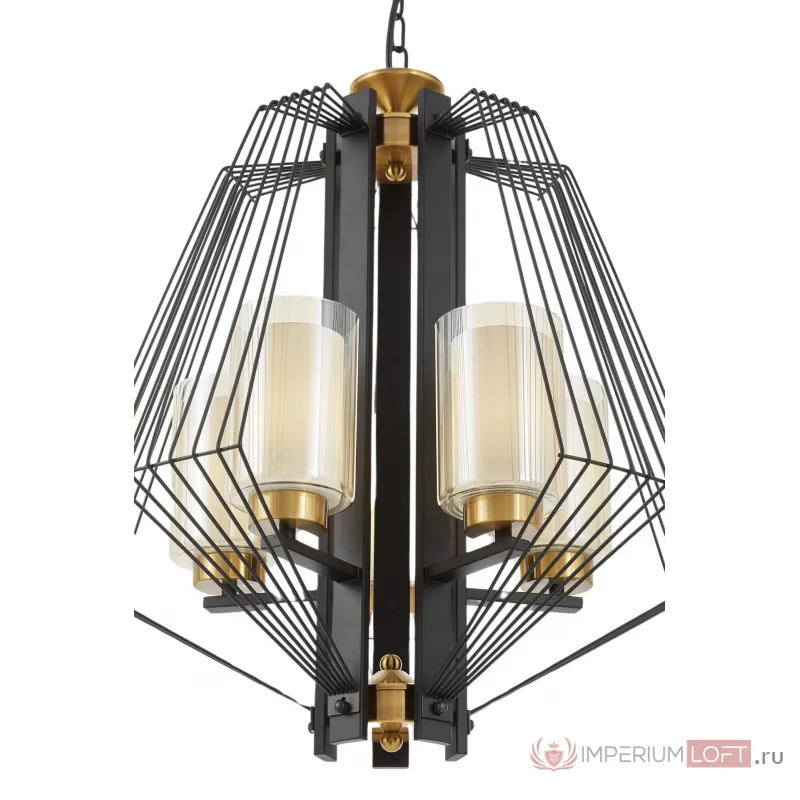 Подвесной светильник Lumina Deco Canti LDP 1244-5 BK+MD от ImperiumLoft