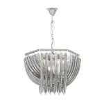 Подвесная люстра Lumina Deco Boscone LDP 7044-550 CHR+GY