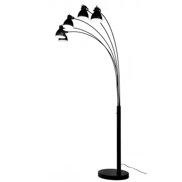 Торшер Lumina Deco Zorba LDF 8801-5 BK