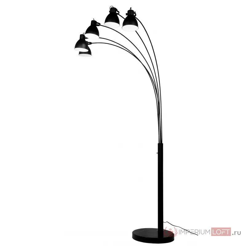 Торшер Lumina Deco Zorba LDF 8801-5 BK от ImperiumLoft