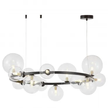 Подвесной светильник Lumina Deco LDP 7033-15 BK+CL