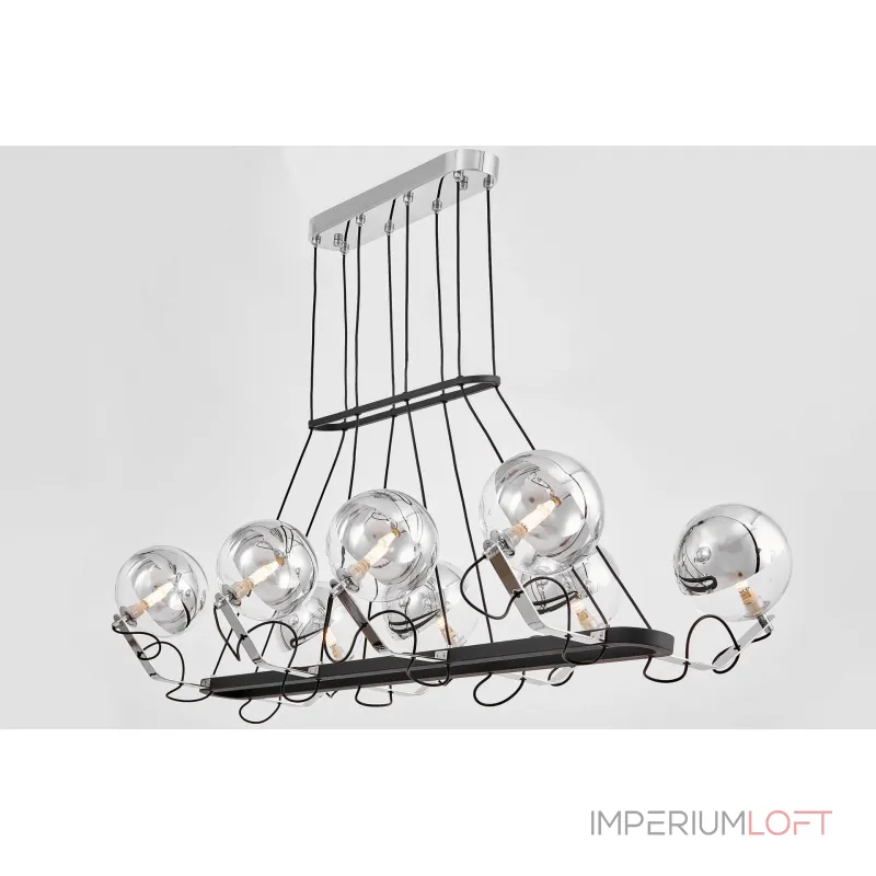 Подвесной светильник Lumina Deco LDP 9110-8-PR BK+CHR от ImperiumLoft Подвесной светильник Lumina Deco LDP 9110-8-PR BK+CHR от ImperiumLoft