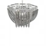 Подвесная люстра Lumina Deco Boscone LDP 7044-550 CHR+GY