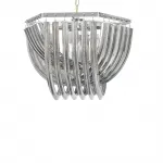 Подвесная люстра Lumina Deco Boscone LDP 7044-550 CHR+GY