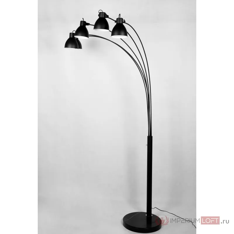 Торшер Lumina Deco Zorba LDF 8801-5 BK от ImperiumLoft