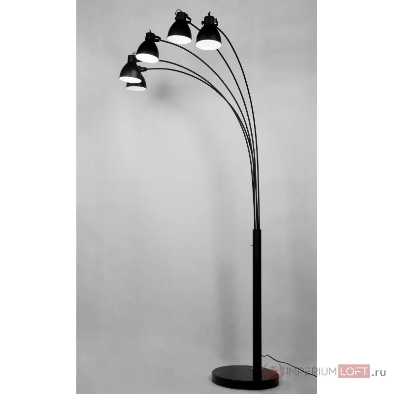 Торшер Lumina Deco Zorba LDF 8801-5 BK от ImperiumLoft