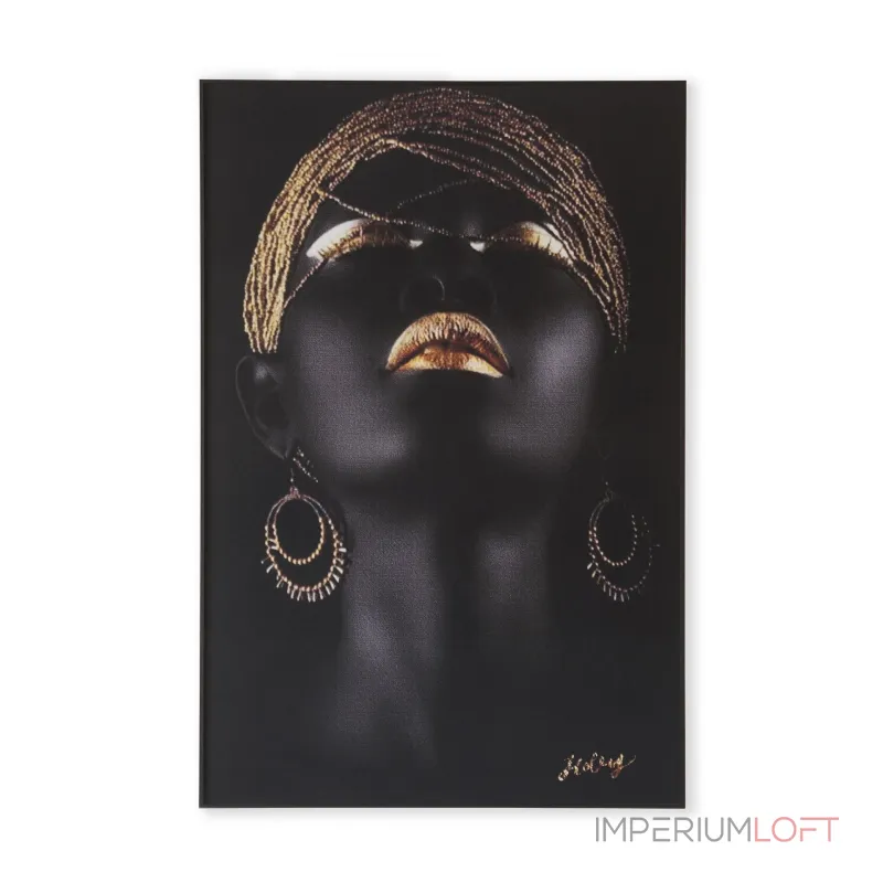 Декоративная картина FP African Lumina Deco Gold 80-120 от ImperiumLoft Декоративная картина FP African Lumina Deco Gold 80-120 от ImperiumLoft