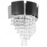 Бра Lumina Deco LDW 7045-2 BK+CHR