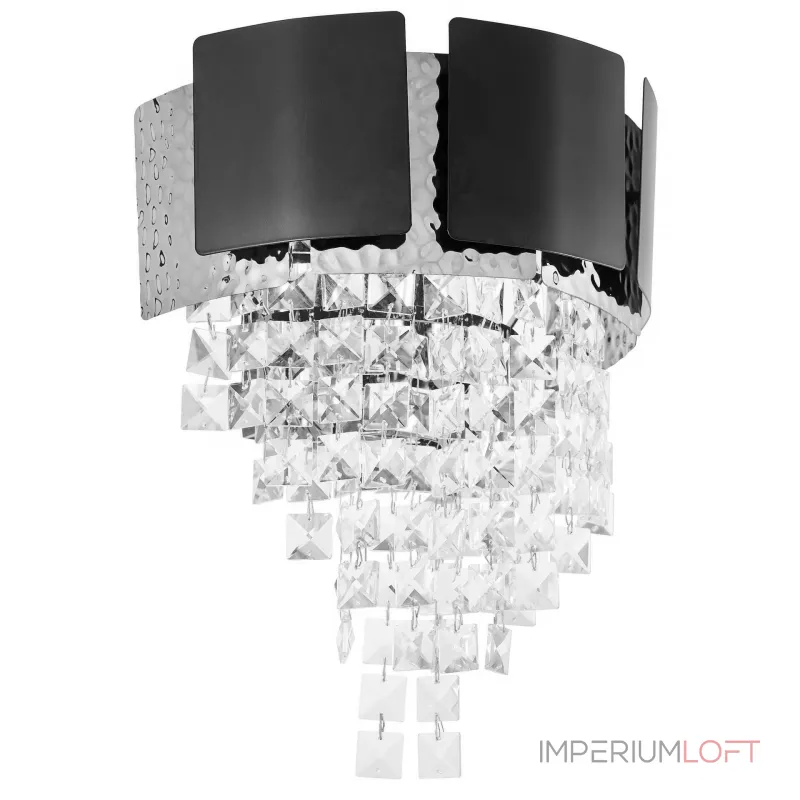 Бра Lumina Deco LDW 7045-2 BK+CHR