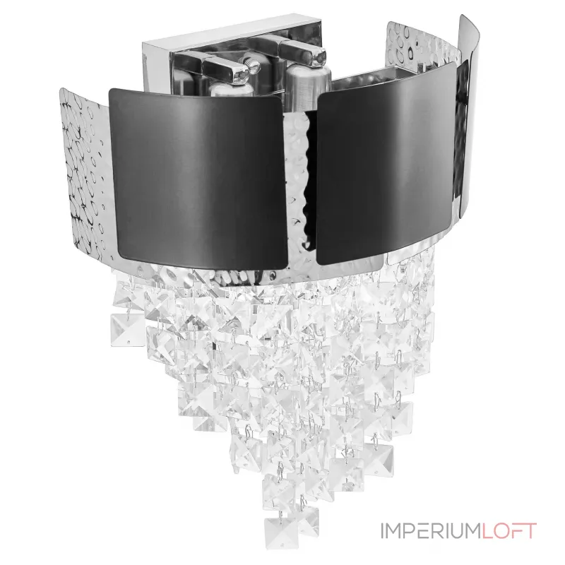 Бра Lumina Deco LDW 7045-2 BK+CHR