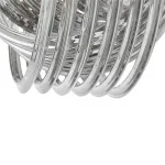 Подвесная люстра Lumina Deco Boscone LDP 7044-550 CHR+GY