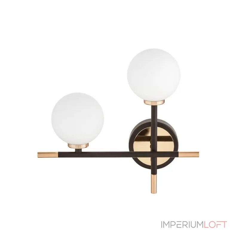 Бра Lumina Deco Marsiada LDW 6033N-2 BK+FGD Бра Lumina Deco Marsiada LDW 6033N-2 BK+FGD