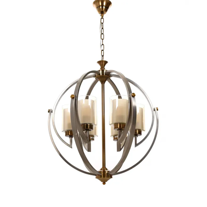 Подвесная люстра Lumina Deco Bergen LDP 1232-6 SN+MD от ImperiumLoft
