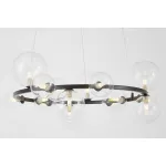 Подвесной светильник Lumina Deco LDP 7033-15 BK+CL
