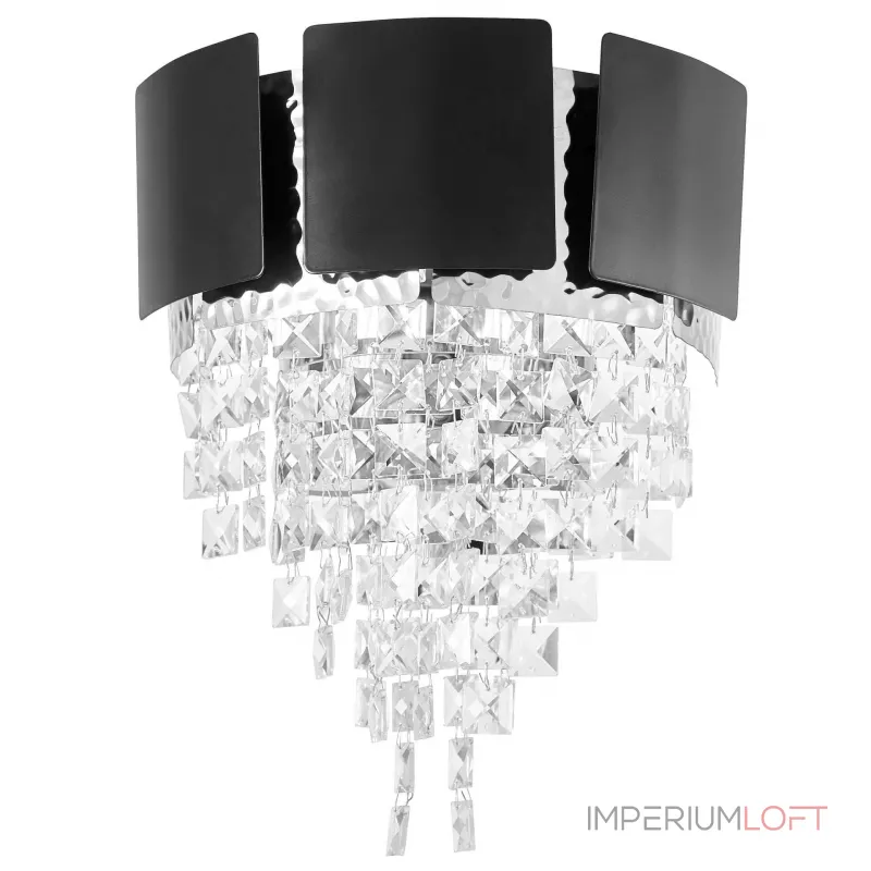 Бра Lumina Deco LDW 7045-2 BK+CHR
