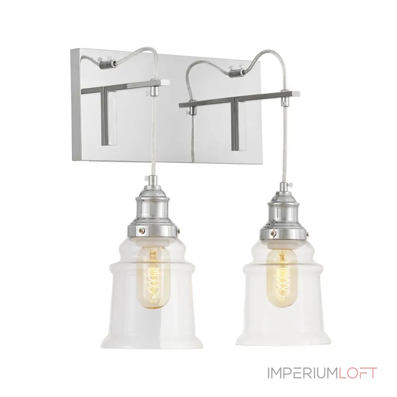 Бра Lumina Deco Fredica Moletti LDW 6844-2 CHR+PR