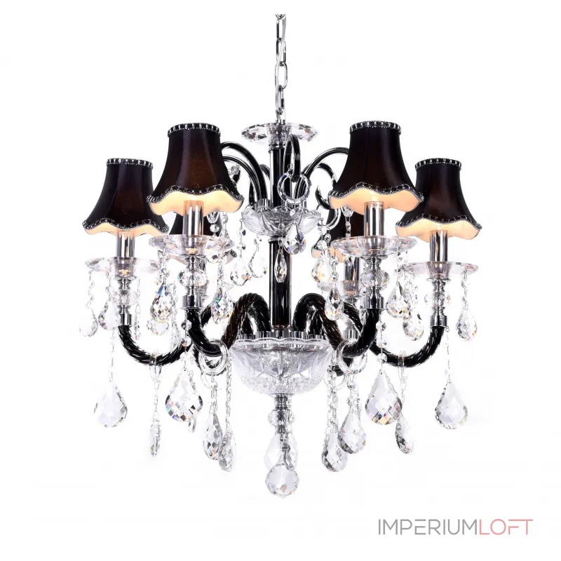 Подвесная люстра Lumina Deco Denica LDP 66249-6 BK Подвесная люстра Lumina Deco Denica LDP 66249-6 BK