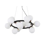 Подвесная люстра Lumina Deco Marsiada LDP 6033-15 BK+GD