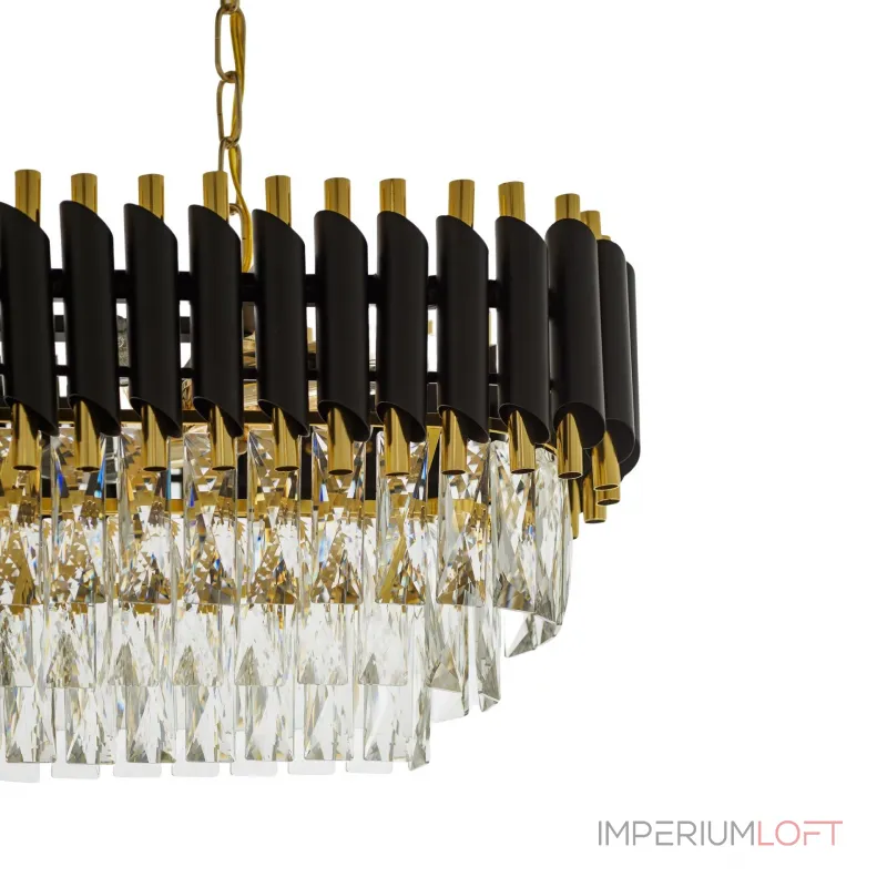 Подвесная люстра Lumina Deco Funneli LDP 6003-800-PR BK+F.GD