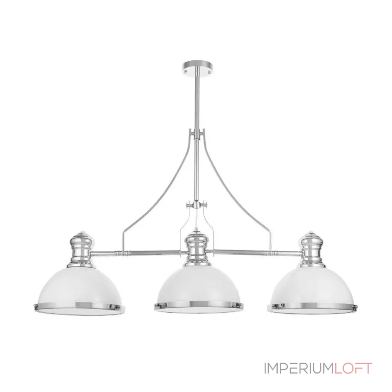 Подвесной светильник Lumina Deco Ettore LDP 710-3 WT+CHR Подвесной светильник Lumina Deco Ettore LDP 710-3 WT+CHR