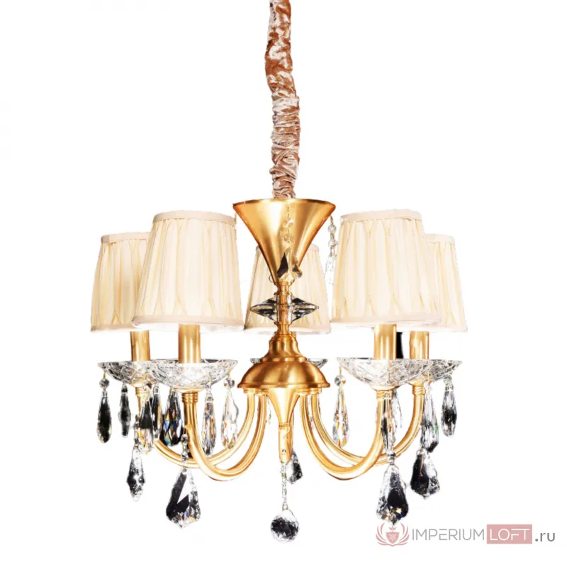 Хрустальная подвесная люстра Lumina Deco VALLERY LDP 66218-5 от ImperiumLoft