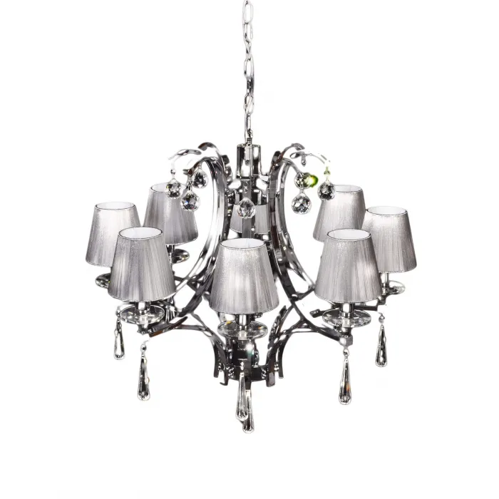 Хрустальная подвесная люстра Lumina Deco Venisia LDP 8810-8 SL от ImperiumLoft